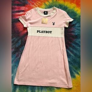💕 Playboy x Joyrich Pink Mini Dress Size Medium 💕 New with Tags
